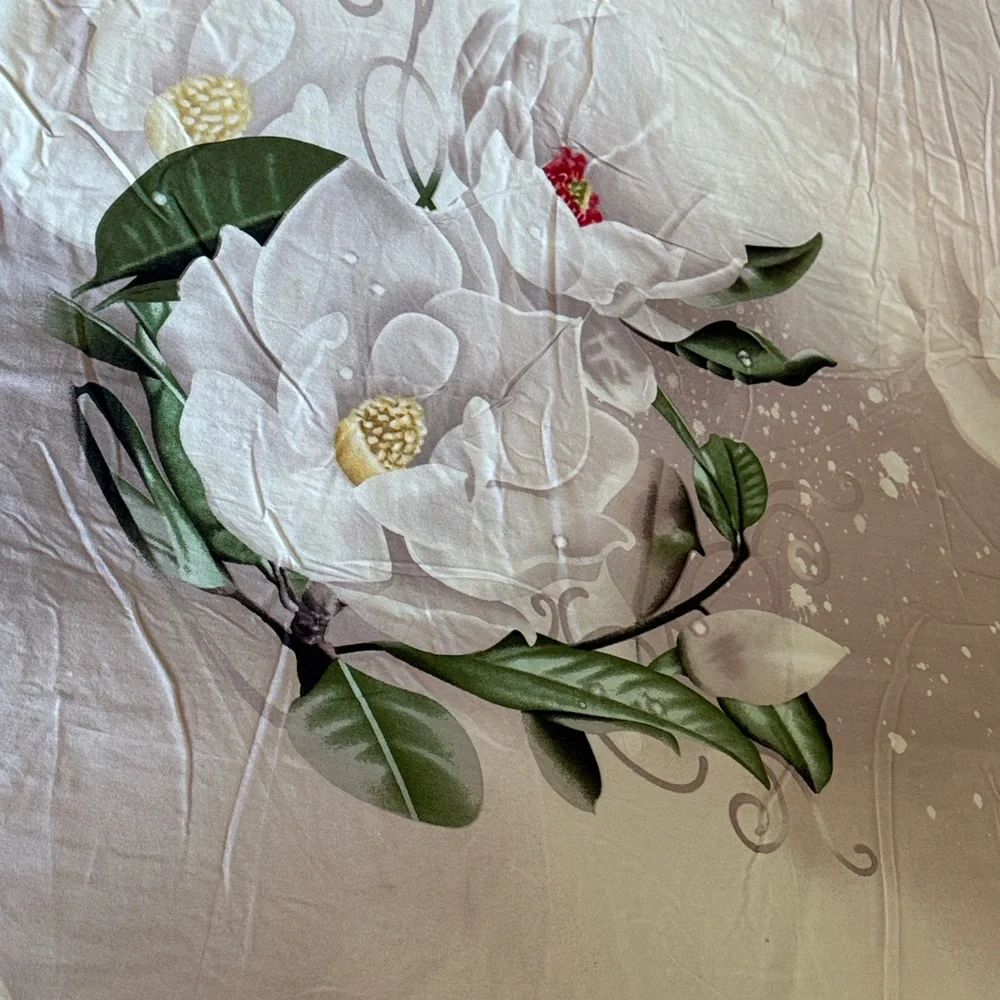100%Cotton Elegant Floral Duvet Cover